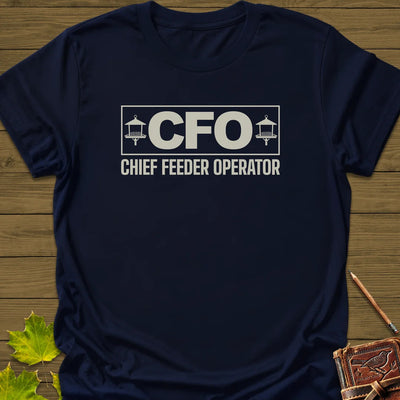 Chief Feeder Operator T-Shirt - Bird Graphic Tee - Gift for Bird Lovers - Unisex