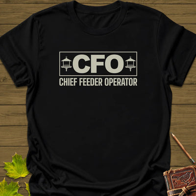 Chief Feeder Operator T-Shirt - Bird Graphic Tee - Gift for Bird Lovers - Unisex