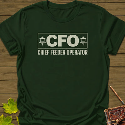Chief Feeder Operator T-Shirt - Bird Graphic Tee - Gift for Bird Lovers - Unisex