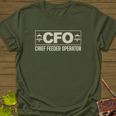Chief Feeder Operator T-Shirt - Bird Graphic Tee - Gift for Bird Lovers - Unisex