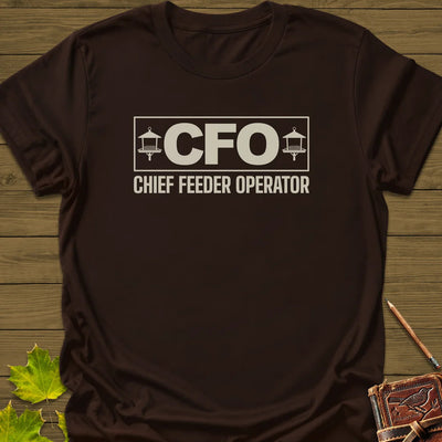 Chief Feeder Operator T-Shirt - Bird Graphic Tee - Gift for Bird Lovers - Unisex