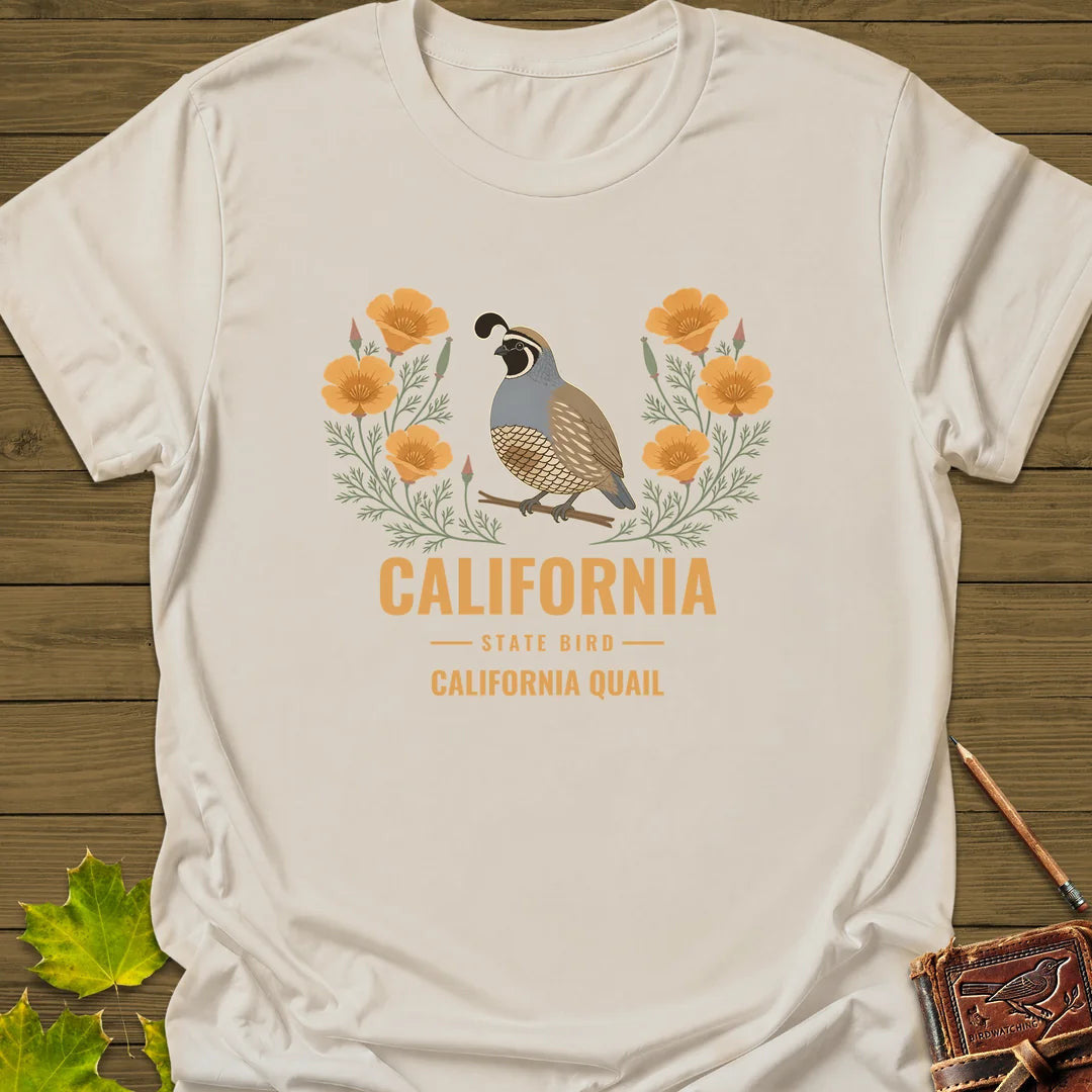 California State Bird T-Shirt - Graphic Tee - Gift for Bird Lovers - Unisex