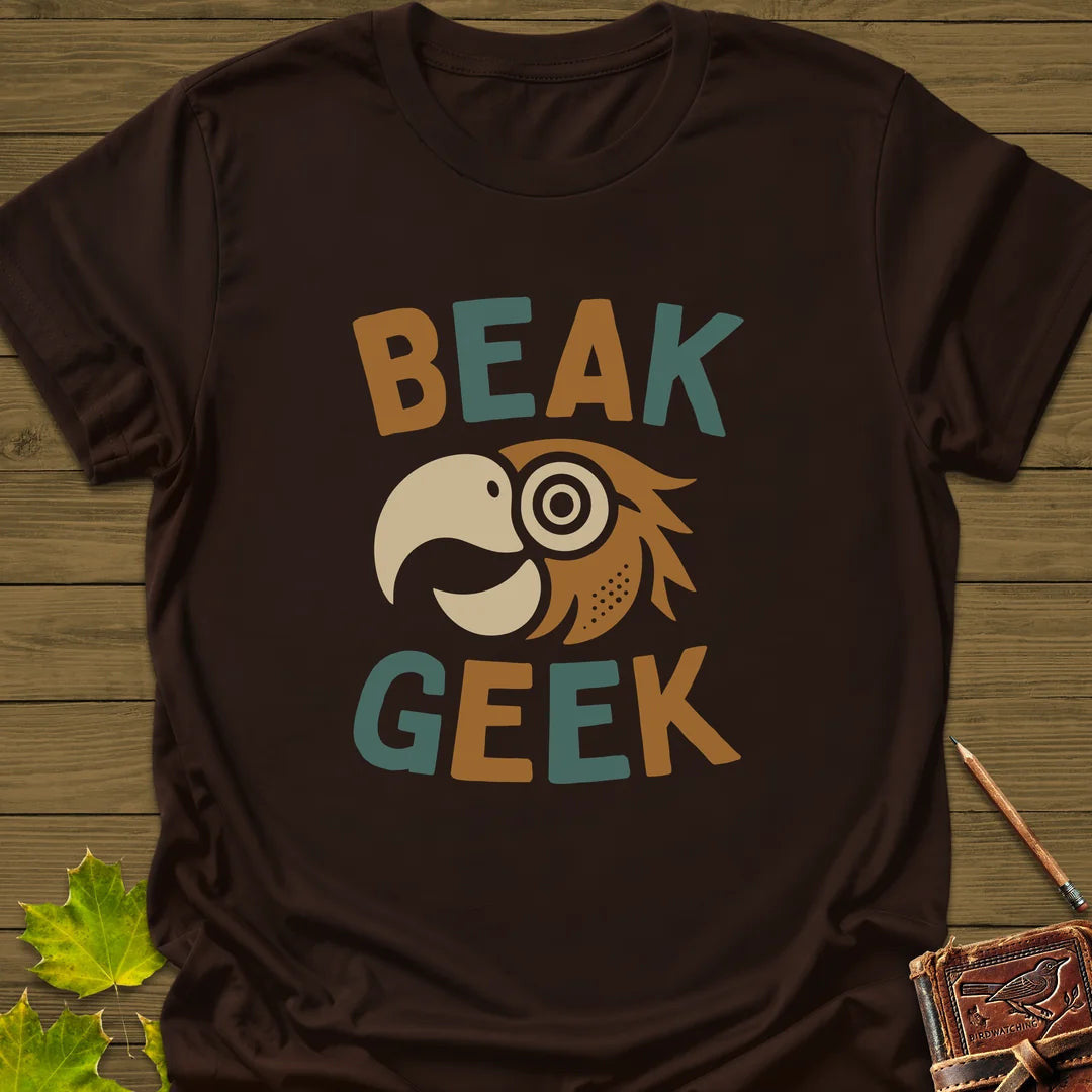 Beak Geek T-Shirt - Bird Graphic Tee - Gift for Bird Lovers - Unisex