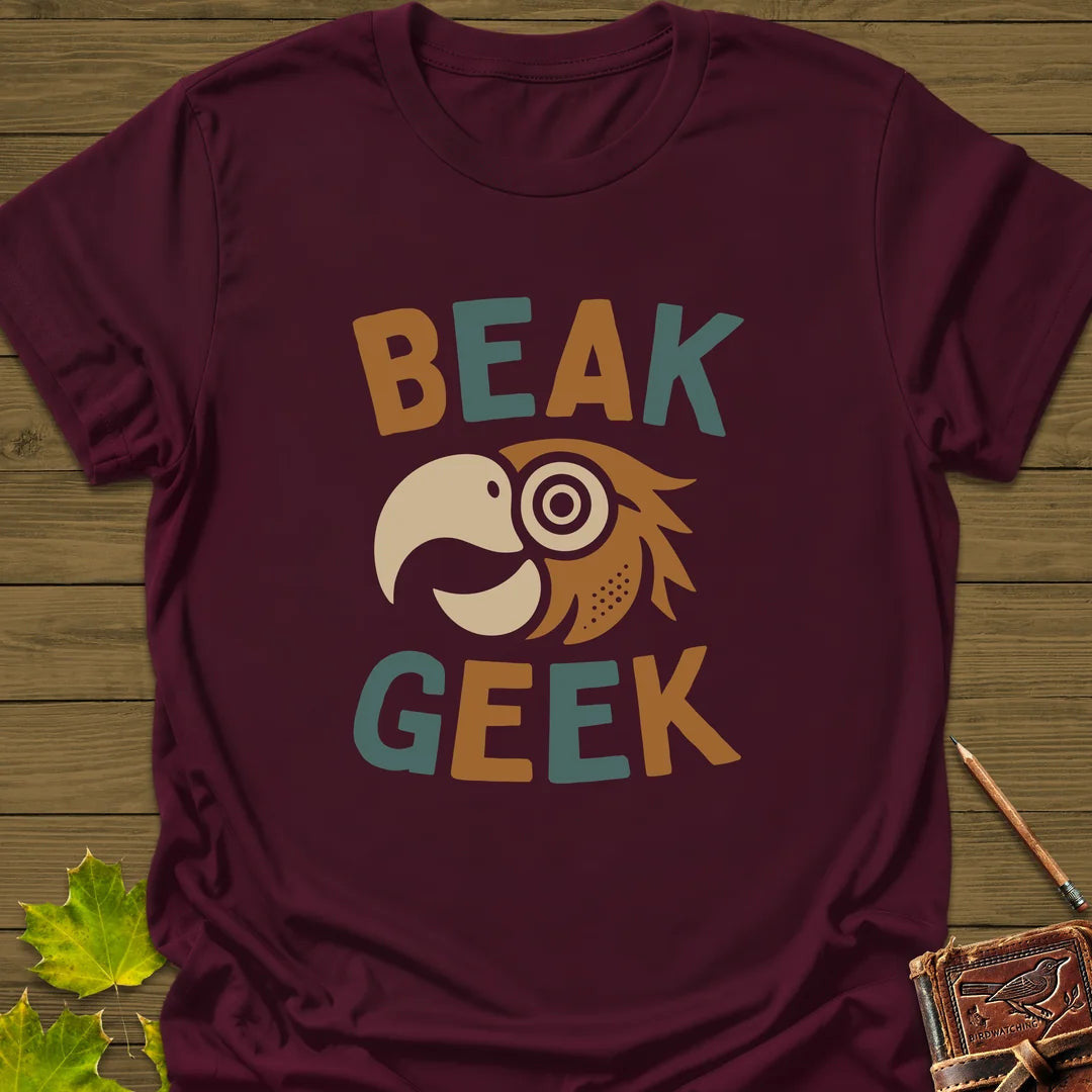 Beak Geek T-Shirt - Bird Graphic Tee - Gift for Bird Lovers - Unisex