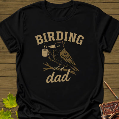 Birding Dad T-Shirt - Bird Graphic Tee - Gift for Bird Lovers - Unisex