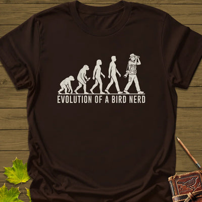 Evolution (Male) T-Shirt - Bird Graphic Tee - Gift for Bird Lovers - Unisex