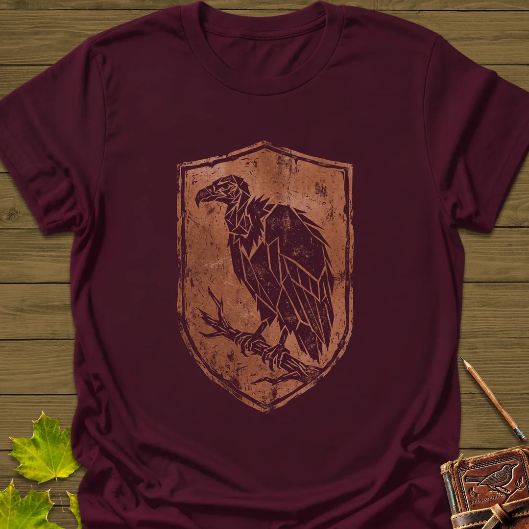 Buzzard Crest T-Shirt - Bird Graphic Tee - Gift for Bird Lovers - Unisex