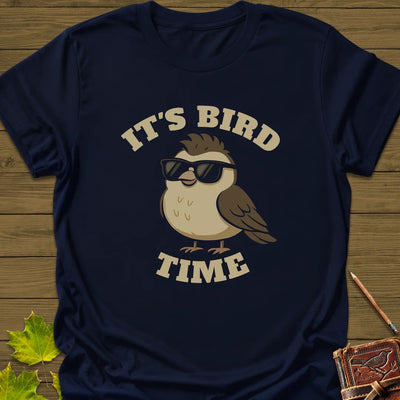Bird Time T-Shirt - Graphic Tee - Gift for Bird Lovers - Unisex