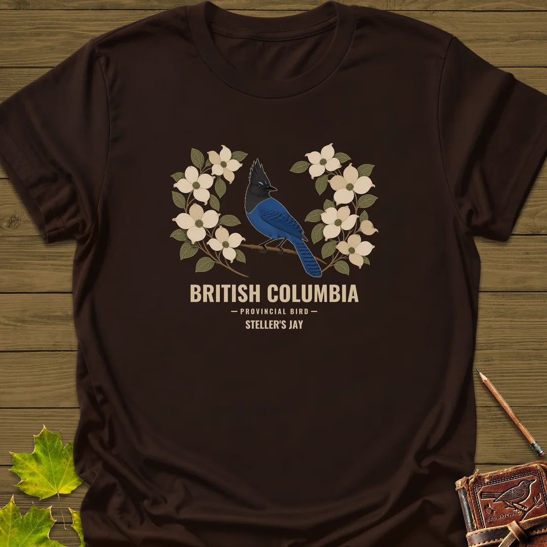 British Columbia Provincial Bird T-Shirt - Graphic Tee - Gift for Bird Lovers - Unisex