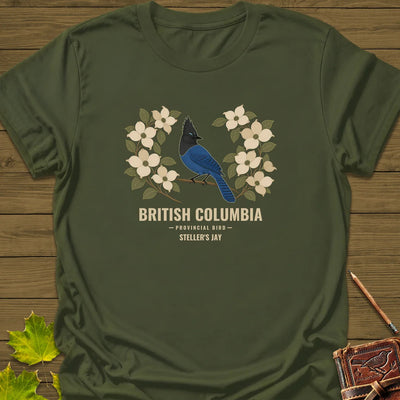 British Columbia Provincial Bird T-Shirt - Graphic Tee - Gift for Bird Lovers - Unisex