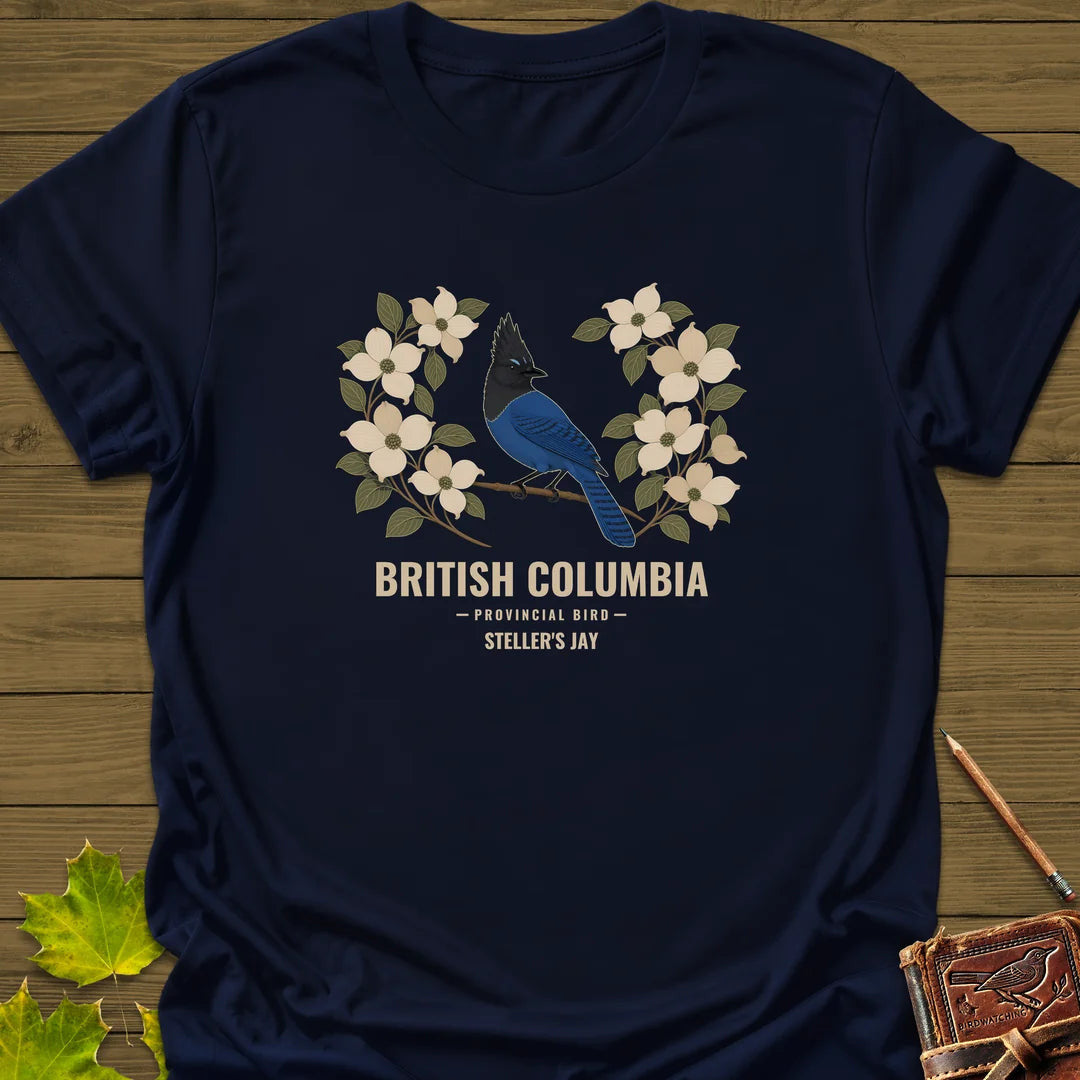 British Columbia Provincial Bird T-Shirt - Graphic Tee - Gift for Bird Lovers - Unisex