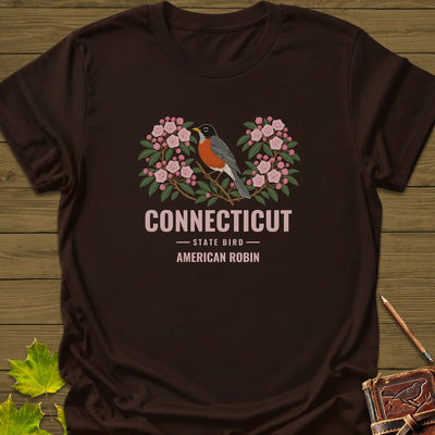 Connecticut State Bird T-Shirt - Graphic Tee - Gift for Bird Lovers - Unisex