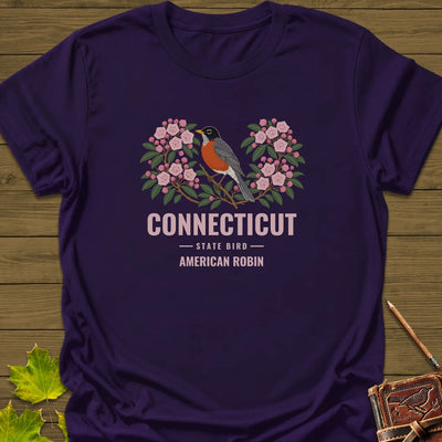 Connecticut State Bird T-Shirt - Graphic Tee - Gift for Bird Lovers - Unisex