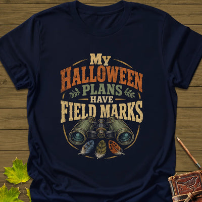 Halloween Field Marks T-Shirt - Bird Graphic Tee - Gift for Bird Lovers - Unisex