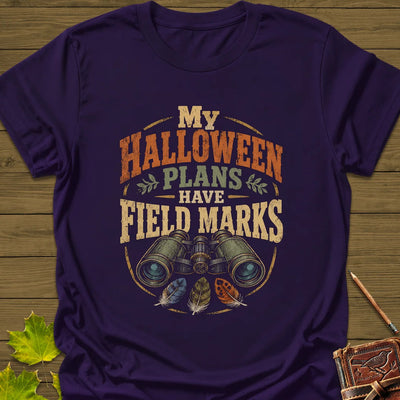 Halloween Field Marks T-Shirt - Bird Graphic Tee - Gift for Bird Lovers - Unisex