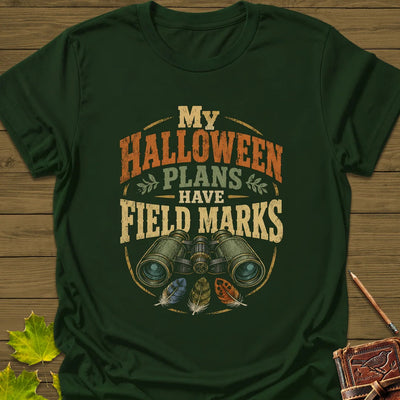 Halloween Field Marks T-Shirt - Bird Graphic Tee - Gift for Bird Lovers - Unisex