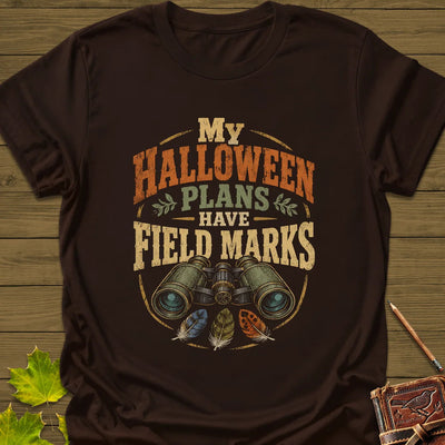 Halloween Field Marks T-Shirt - Bird Graphic Tee - Gift for Bird Lovers - Unisex