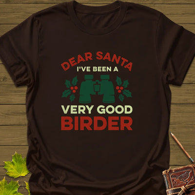 Dear Santa T-Shirt - Bird Graphic Tee - Gift for Bird Lovers - Unisex