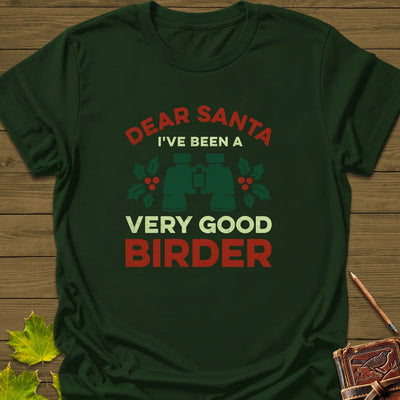 Dear Santa T-Shirt - Bird Graphic Tee - Gift for Bird Lovers - Unisex