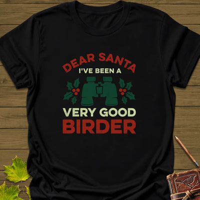 Dear Santa T-Shirt - Bird Graphic Tee - Gift for Bird Lovers - Unisex
