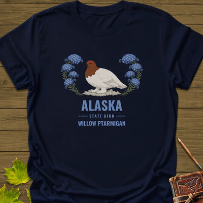 Alaska State Bird T-Shirt - Graphic Tee - Gift for Bird Lovers - Unisex