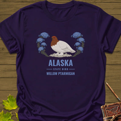 Alaska State Bird T-Shirt - Graphic Tee - Gift for Bird Lovers - Unisex