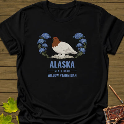 Alaska State Bird T-Shirt - Graphic Tee - Gift for Bird Lovers - Unisex