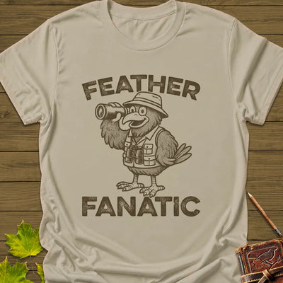 Feather Fanatic T-Shirt - Bird Graphic Tee - Gift for Bird Lovers - Unisex