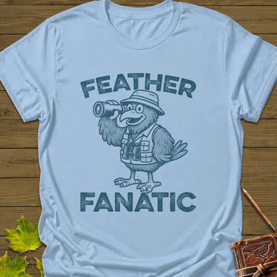 Feather Fanatic T-Shirt - Bird Graphic Tee - Gift for Bird Lovers - Unisex