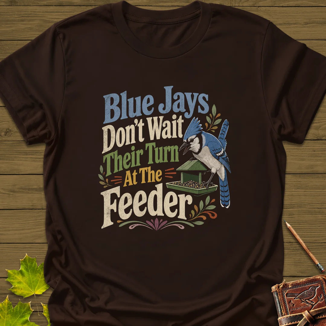 Blue Jays Don't Wait T-Shirt - Bird Graphic Tee - Gift for Bird Lovers - Unisex
