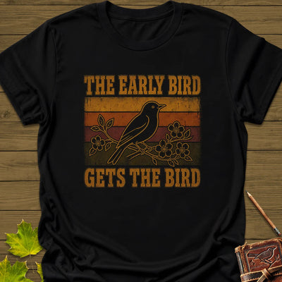 Early Riser T-Shirt - Bird Graphic Tee - Gift for Bird Lovers - Unisex