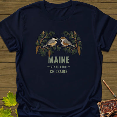 Maine State Bird T-Shirt - Graphic Tee - Gift for Bird Lovers - Unisex