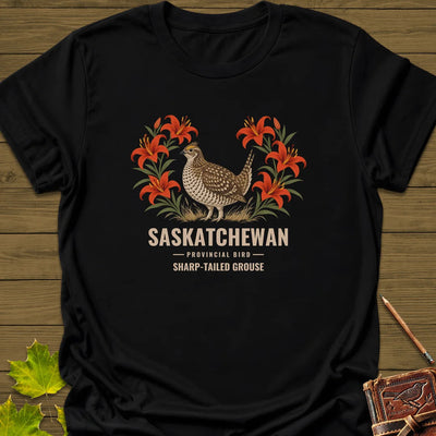 Saskatchewan Provincial Bird T-Shirt - Graphic Tee - Gift for Bird Lovers - Unisex