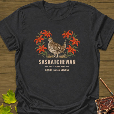 Saskatchewan Provincial Bird T-Shirt - Graphic Tee - Gift for Bird Lovers - Unisex
