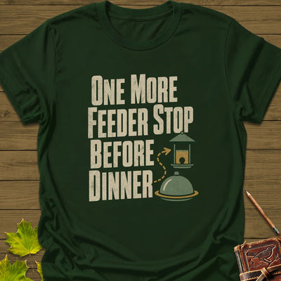 Feeder Before Dinner T-Shirt - Bird Graphic Tee - Gift for Bird Lovers - Unisex