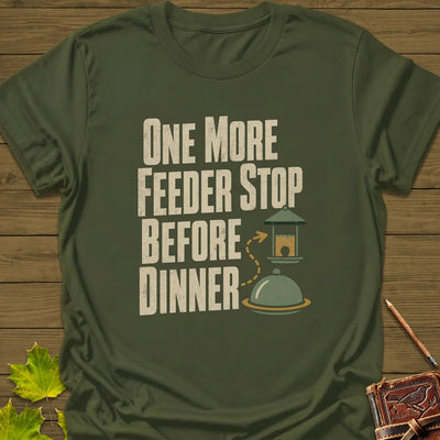 Feeder Before Dinner T-Shirt - Bird Graphic Tee - Gift for Bird Lovers - Unisex