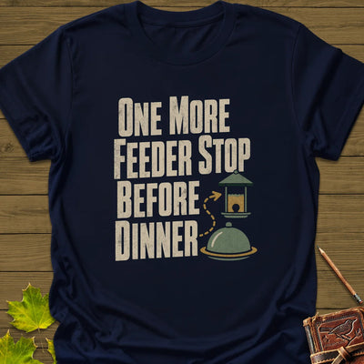 Feeder Before Dinner T-Shirt - Bird Graphic Tee - Gift for Bird Lovers - Unisex