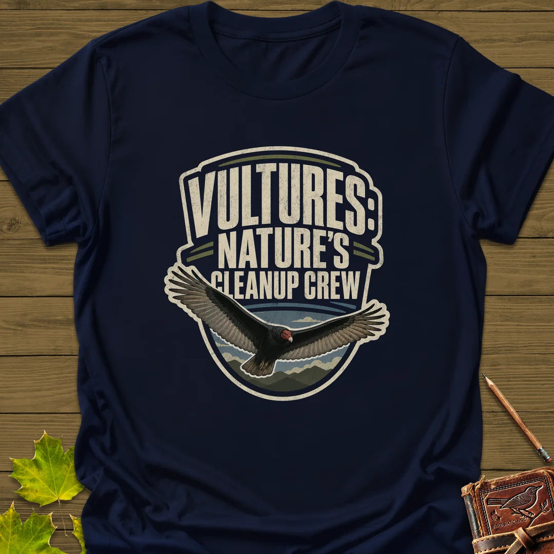 Nature's Cleanup Crew T-Shirt - Bird Graphic Tee - Gift for Bird Lovers - Unisex