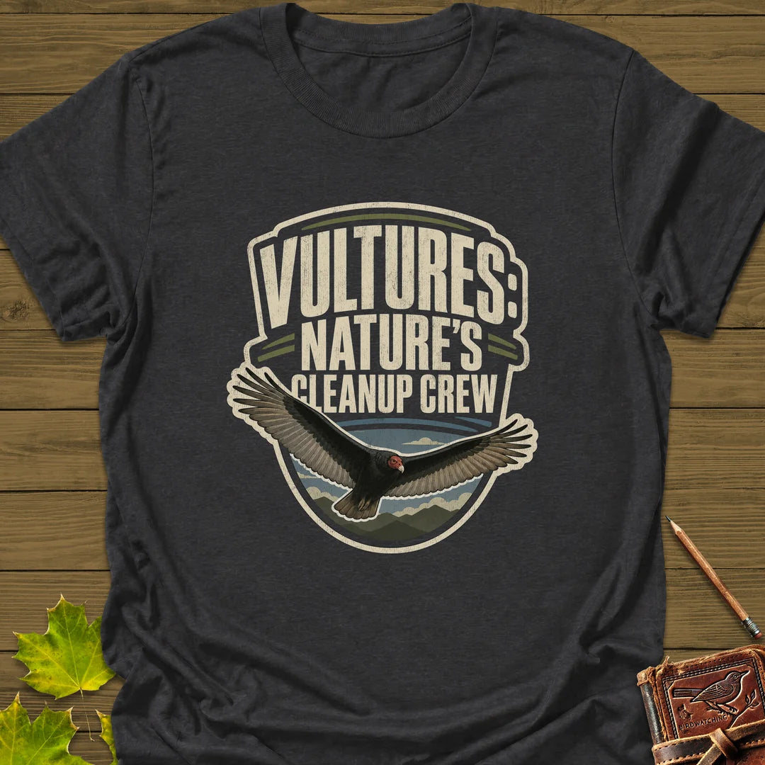Nature's Cleanup Crew T-Shirt - Bird Graphic Tee - Gift for Bird Lovers - Unisex