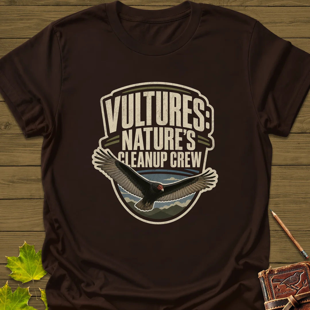 Nature's Cleanup Crew T-Shirt - Bird Graphic Tee - Gift for Bird Lovers - Unisex