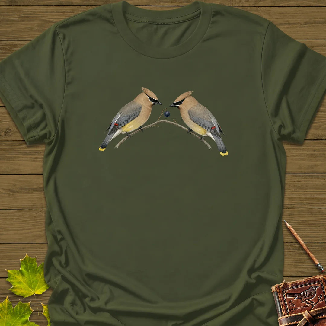 Berry Handoff T-Shirt - Bird Graphic Tee - Gift for Bird Lovers - Unisex