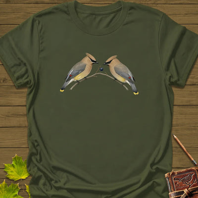 Berry Handoff T-Shirt - Bird Graphic Tee - Gift for Bird Lovers - Unisex