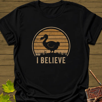 I Believe Dodo T-Shirt - Bird Graphic Tee - Gift for Bird Lovers - Unisex