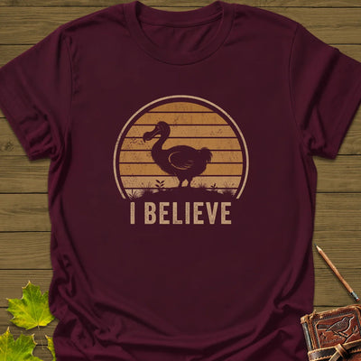 I Believe Dodo T-Shirt - Bird Graphic Tee - Gift for Bird Lovers - Unisex