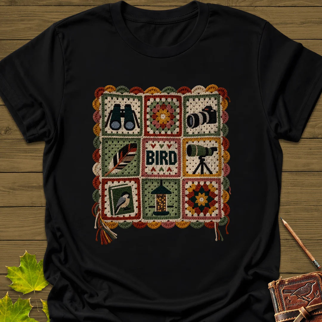 Birder's Sampler T-Shirt - Bird Graphic Tee - Gift for Bird Lovers - Unisex