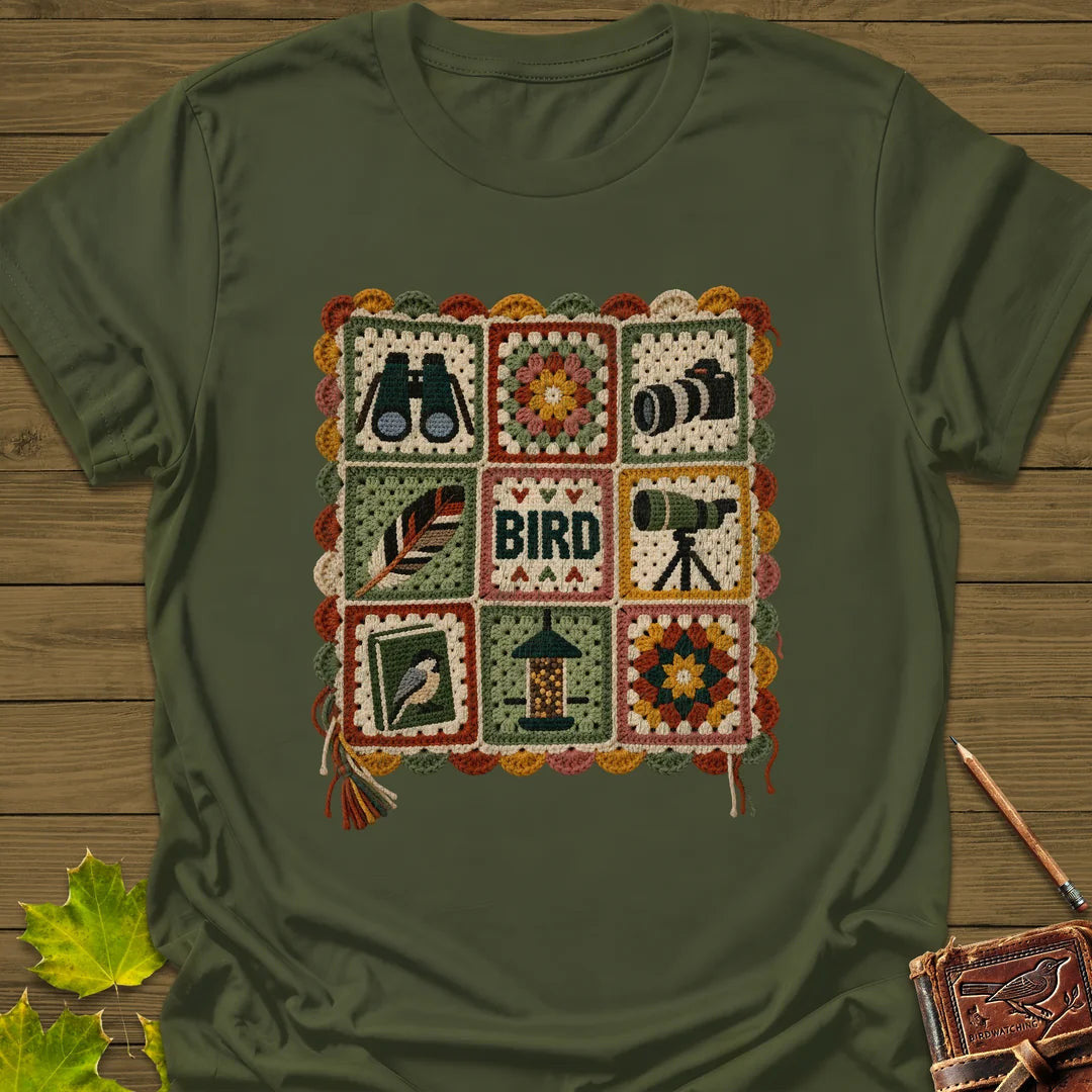 Birder's Sampler T-Shirt - Bird Graphic Tee - Gift for Bird Lovers - Unisex