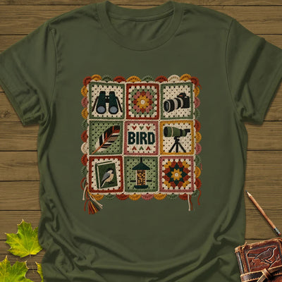 Birder's Sampler T-Shirt - Bird Graphic Tee - Gift for Bird Lovers - Unisex