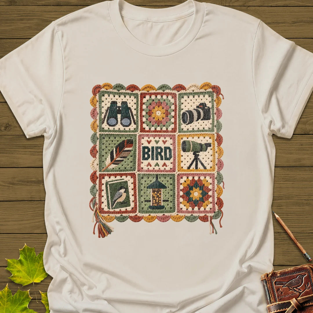 Birder's Sampler T-Shirt - Bird Graphic Tee - Gift for Bird Lovers - Unisex