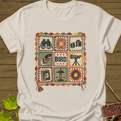 Birder's Sampler T-Shirt - Bird Graphic Tee - Gift for Bird Lovers - Unisex
