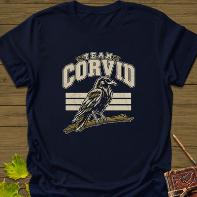 Team Corvid T-Shirt - Bird Graphic Tee - Gift for Bird Lovers - Unisex